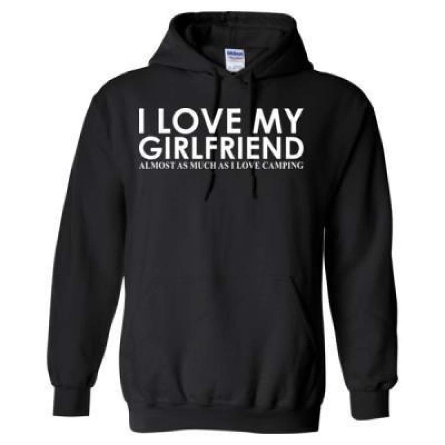 AGR I Love My Girlfriend Almost As Much As I Love Camping – Heavy Blend™ Hooded Sweatshirt