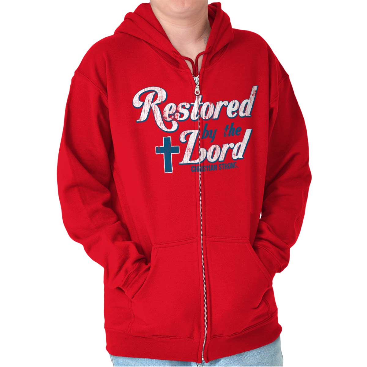 Restored By Lord Zip Hoodie