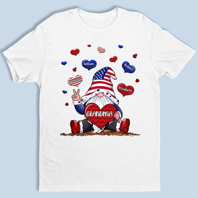 World’S Best Nana – Family Personalized Custom Unisex Patriotic T-Shirt, Hoodie, Sweatshirt – Independence Day, 4Th Of July, Birthday Gift For Grandma