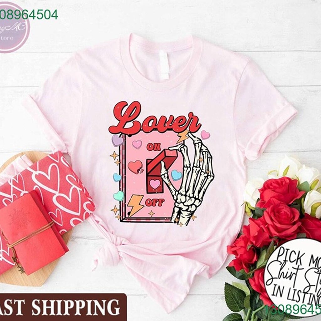 Valentine 2024 Lover’s Shirt Skeleton T-Shirt, Women’s Sweatshirt, Shirt