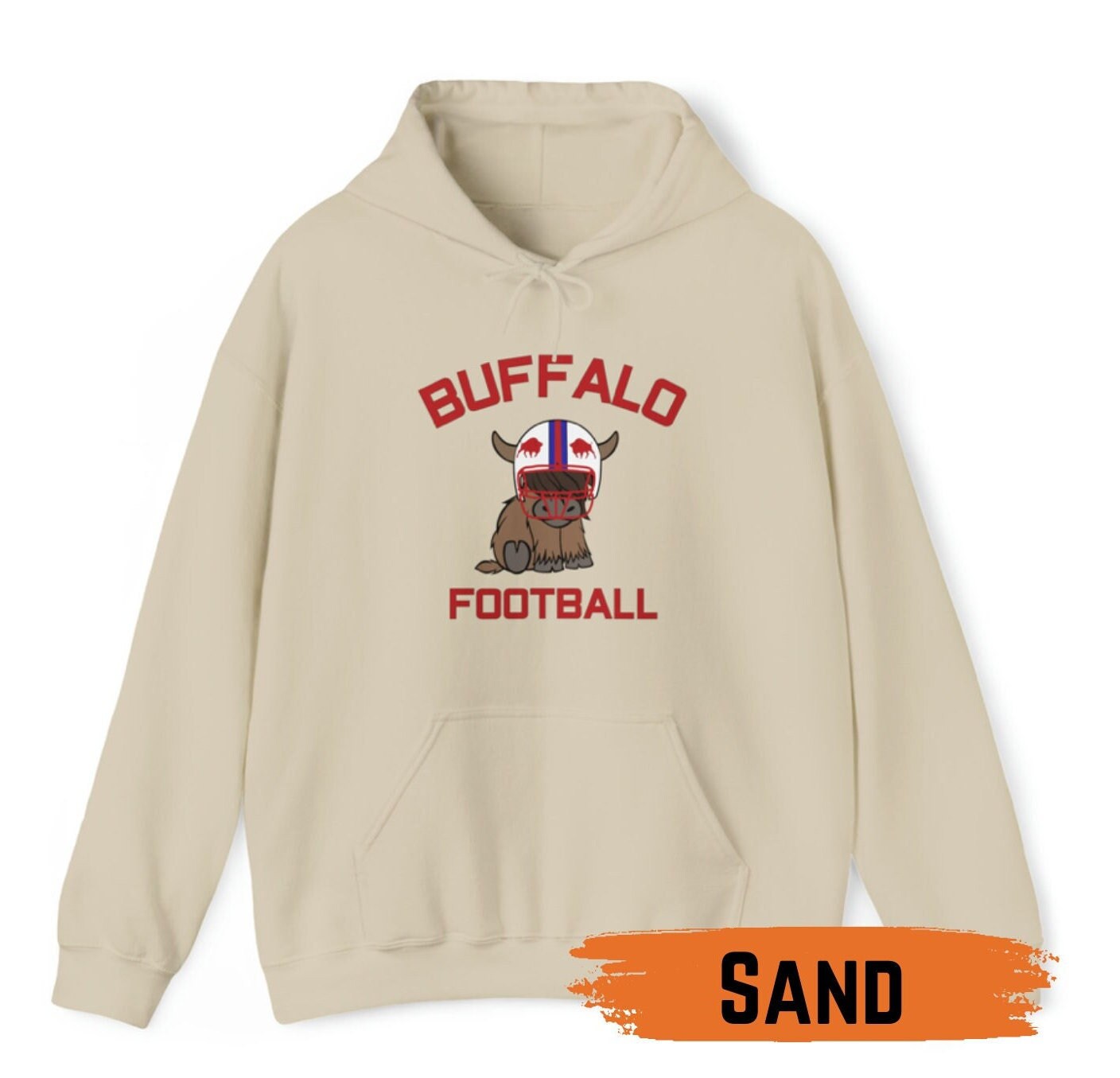 Buffalo Football Hoodie | Buffalo Hooded Sweatshirt | Buffalo Ny Apparel | Buffalo Hoodie |