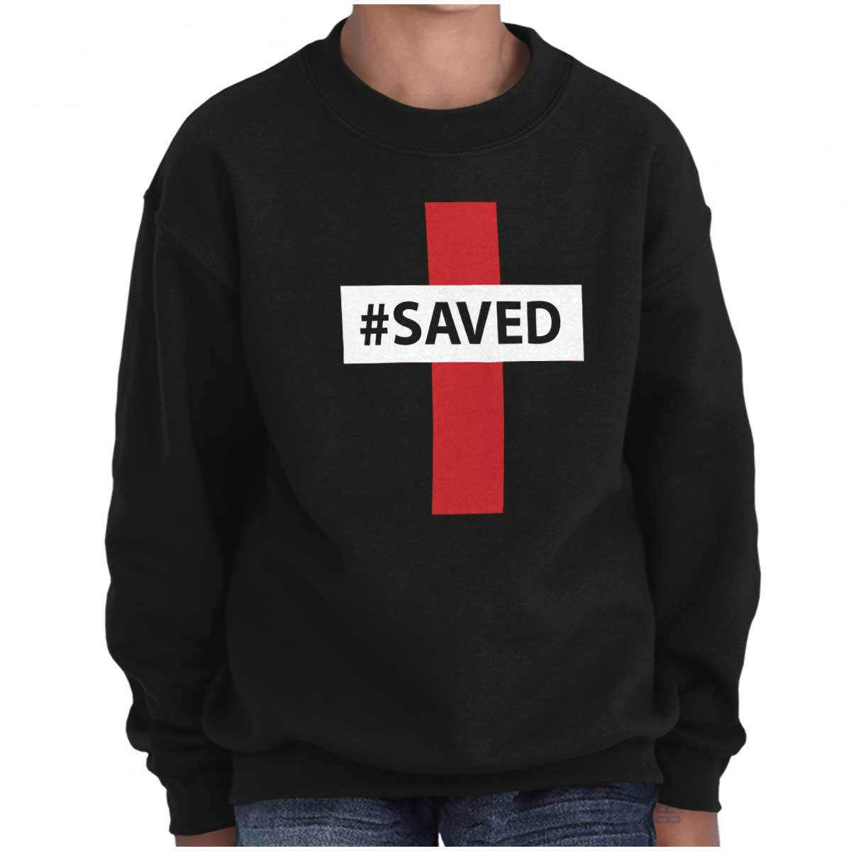 Hashtag Saved Youth Sweatshirt