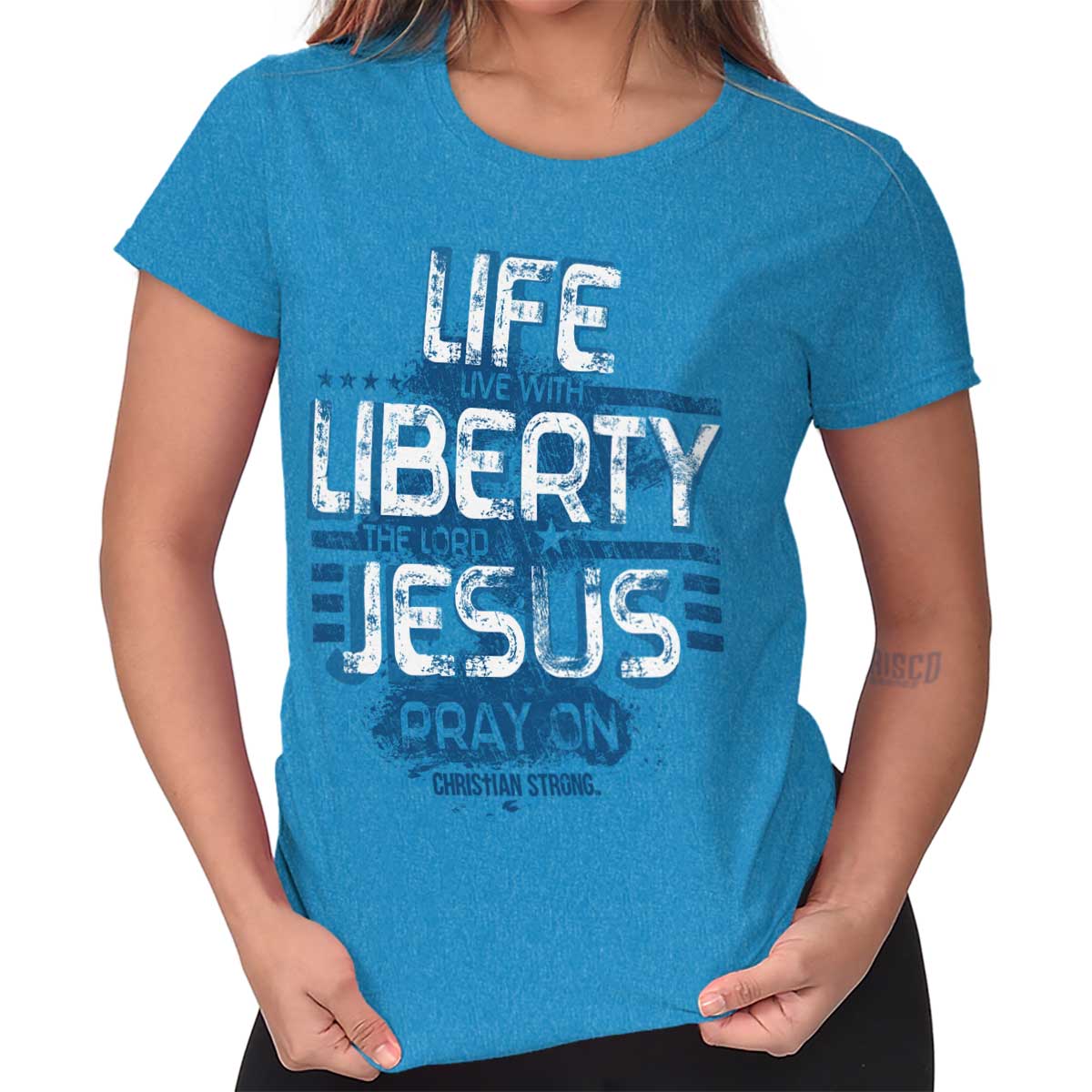 Live Liberty Ladies T Shirt