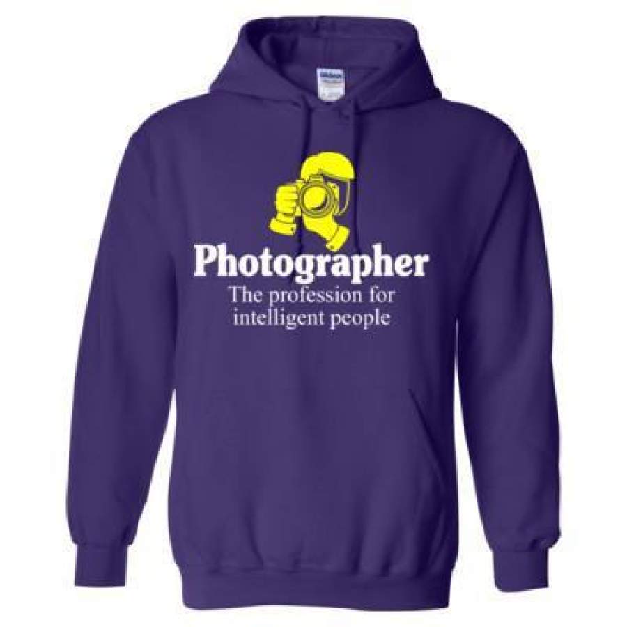 AGR Photographer The Profession For Intelligent People – Heavy Blend™ Hooded Sweatshirt