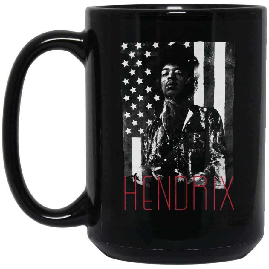 Jimi Hendrix t shirt Big Black Mug