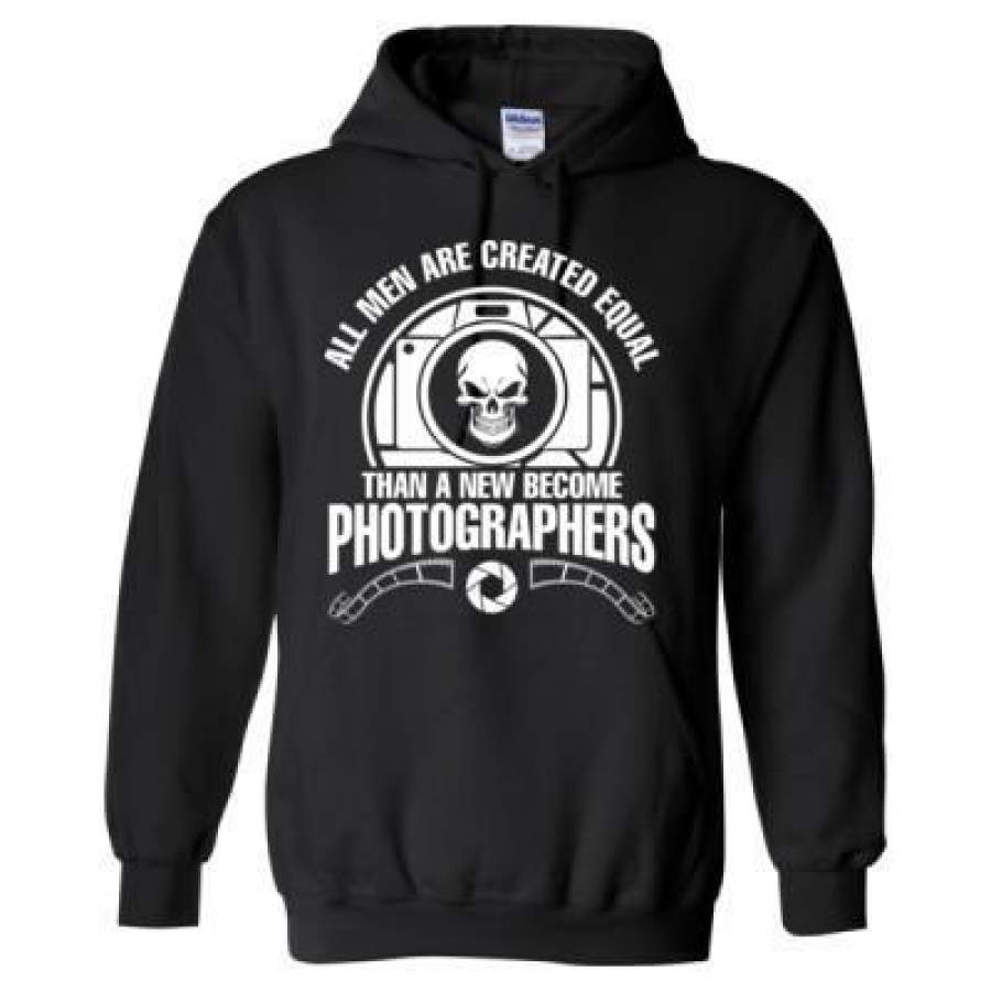 AGR All Men Are Created Equal Then A Few Become Photographers – Heavy Blend™ Hooded Sweatshirt