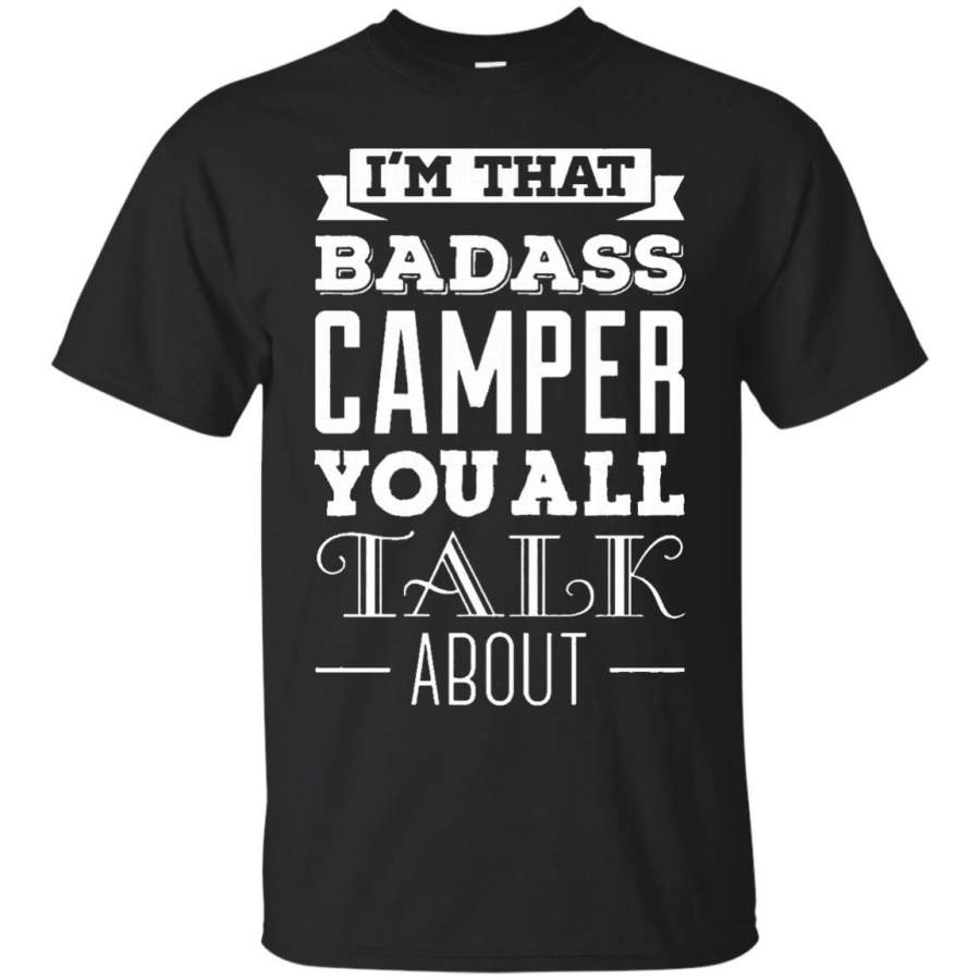 AGR Badass Camper T-Shirt – Funny T-Shirt For Camping