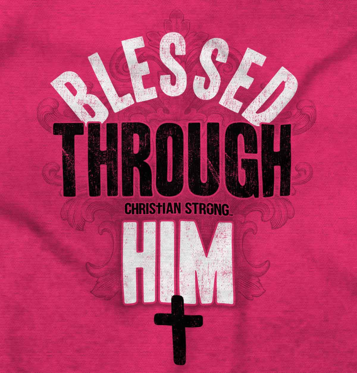 Blessed Through Him Youth Hoodie