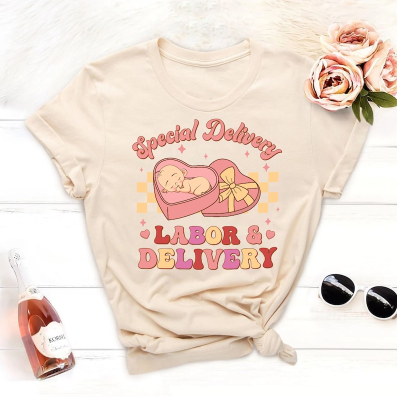 Nurse Shirts, Labor and Delivery Nurse Valentines Shirt, Special Delivery L&D Nurse Crewneck Sweatshirt, L D Sweater, Grad Gift Nurse