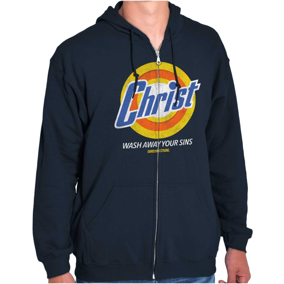 Christ Detergent Zip Hoodie