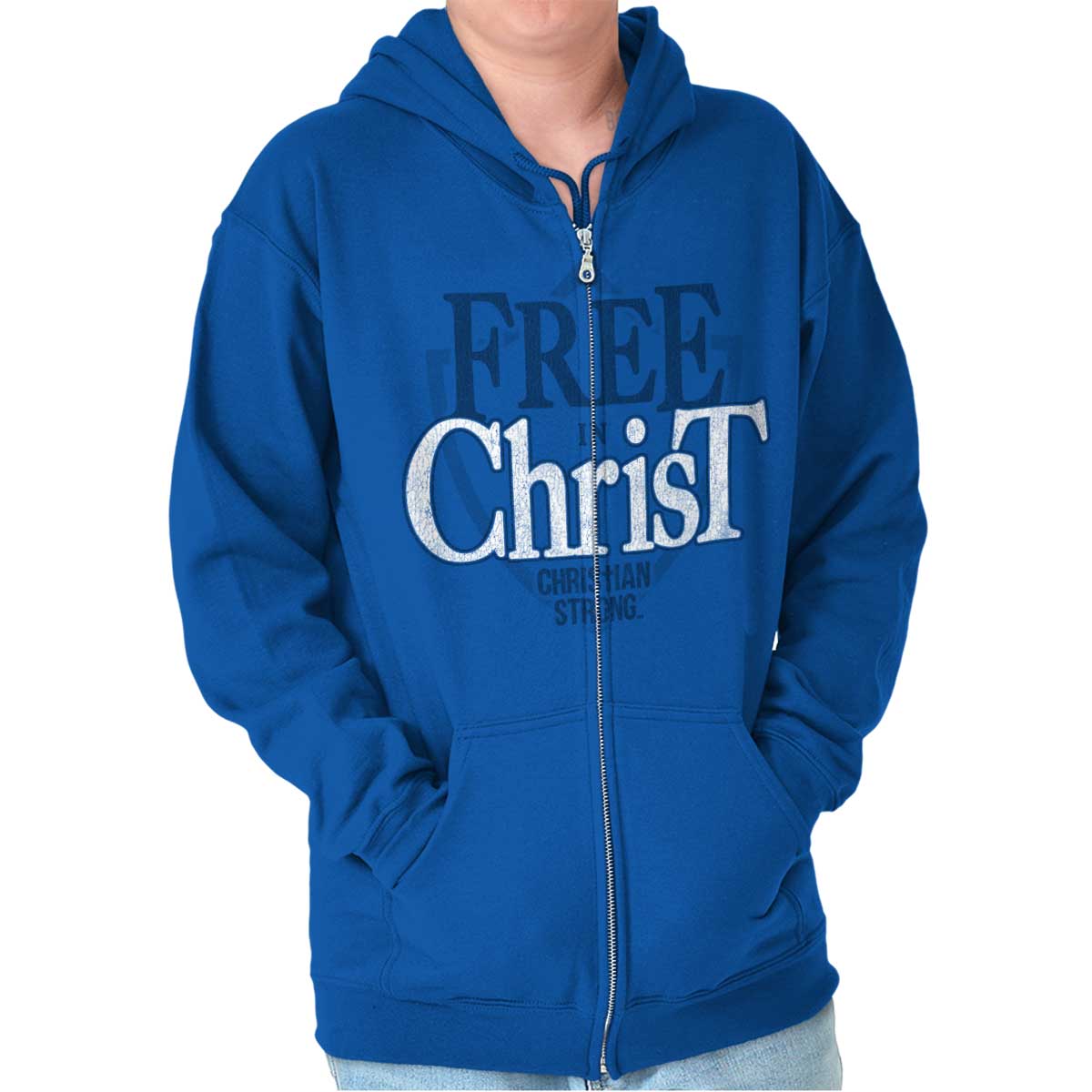 Free In Christ Zip Hoodie