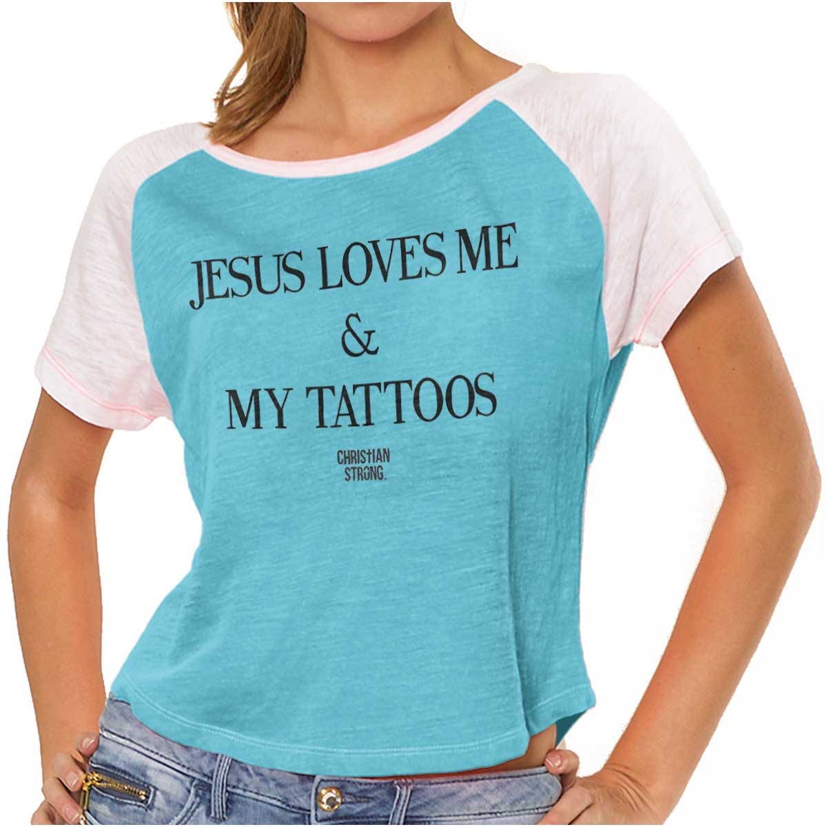 Jesus Loves My Tattoos Vintage T Shirts