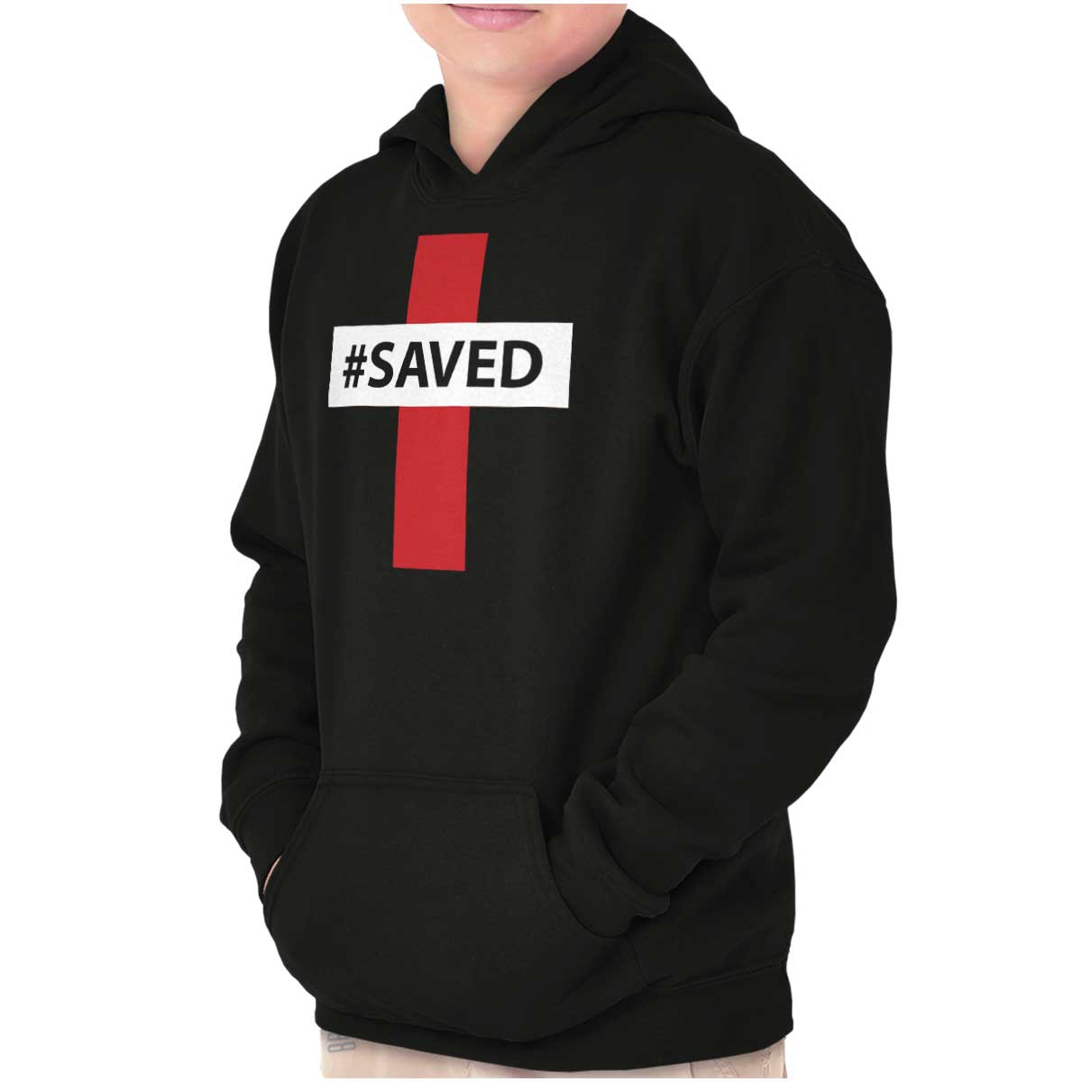 Hashtag Saved Youth Hoodie