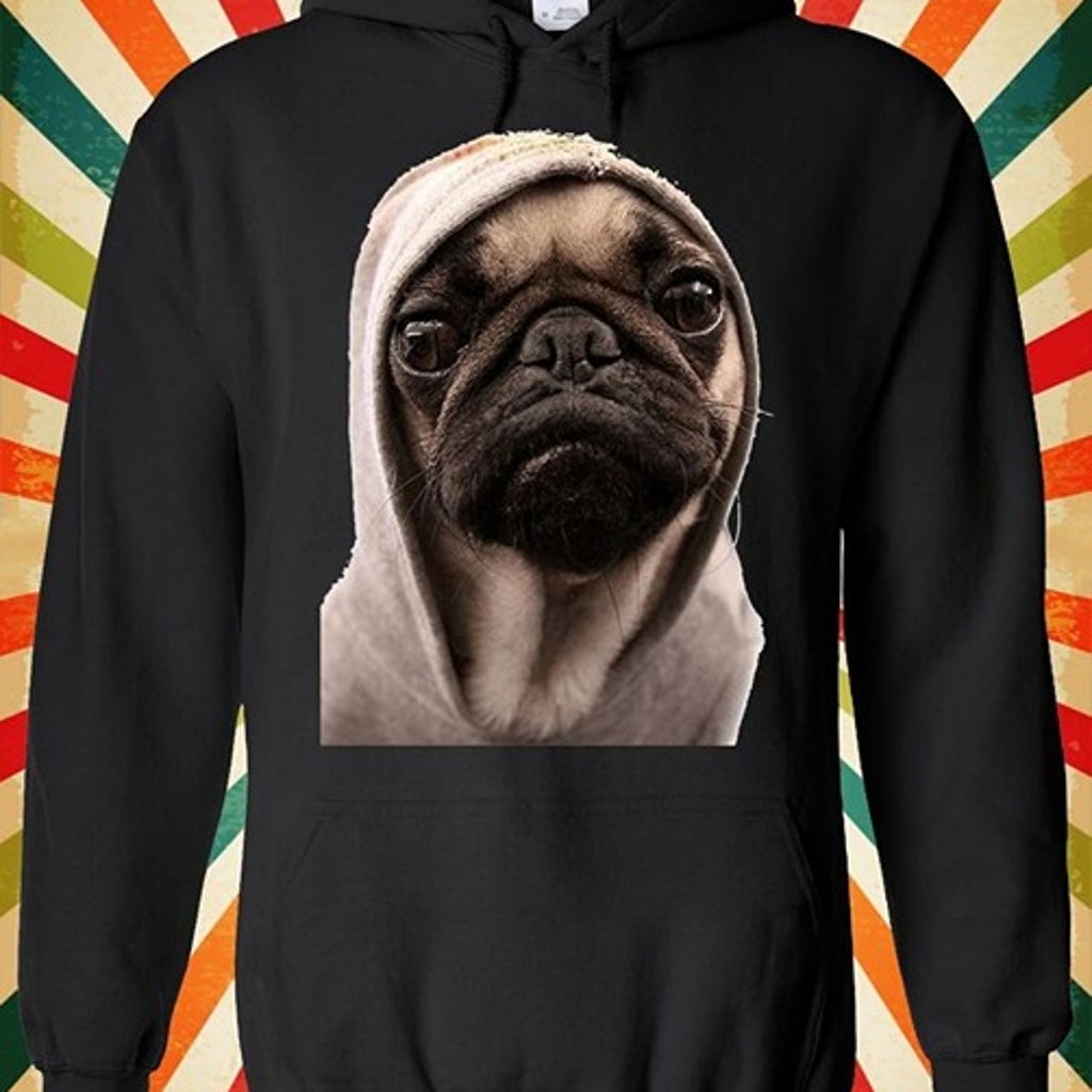 Pug Life Dog Grumpy Animal Funny Cool Men Women Unisex Top Hoodie Sweatshirt 355