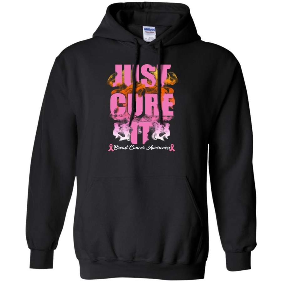 AGR Just Cure It Breast Cancer Awareness Gildan Hoodie