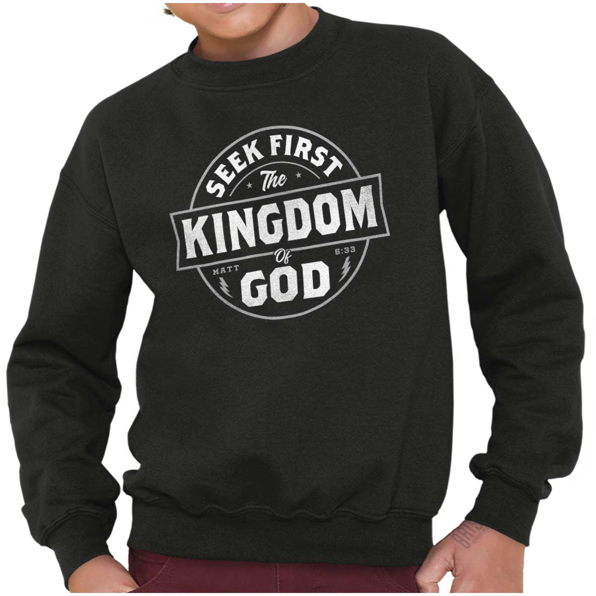 Seek First The Kingdom Youth Sweatshirt