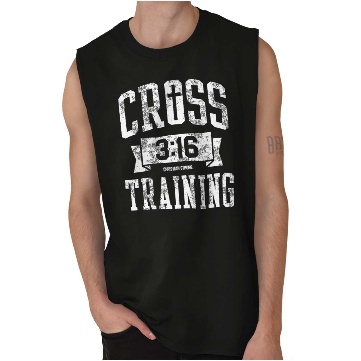 Cross Training Jesus Sleeveless T Shirt