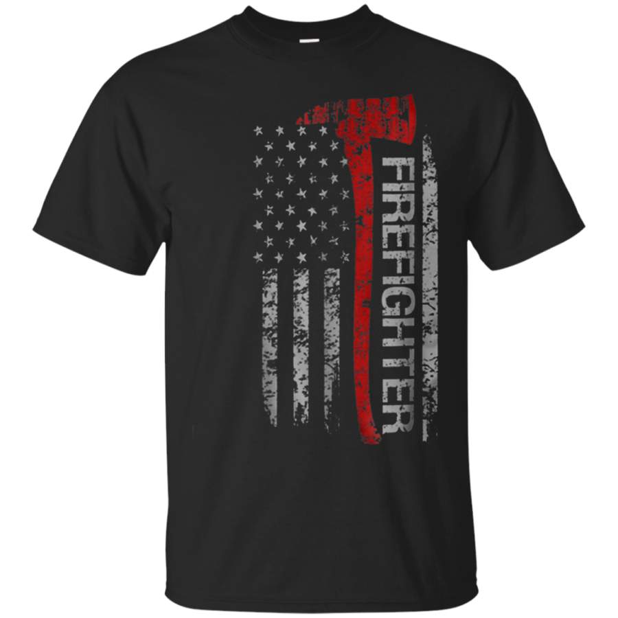 AGR American Hero Firefighter Life Save Rescue Flag Funny Shirt