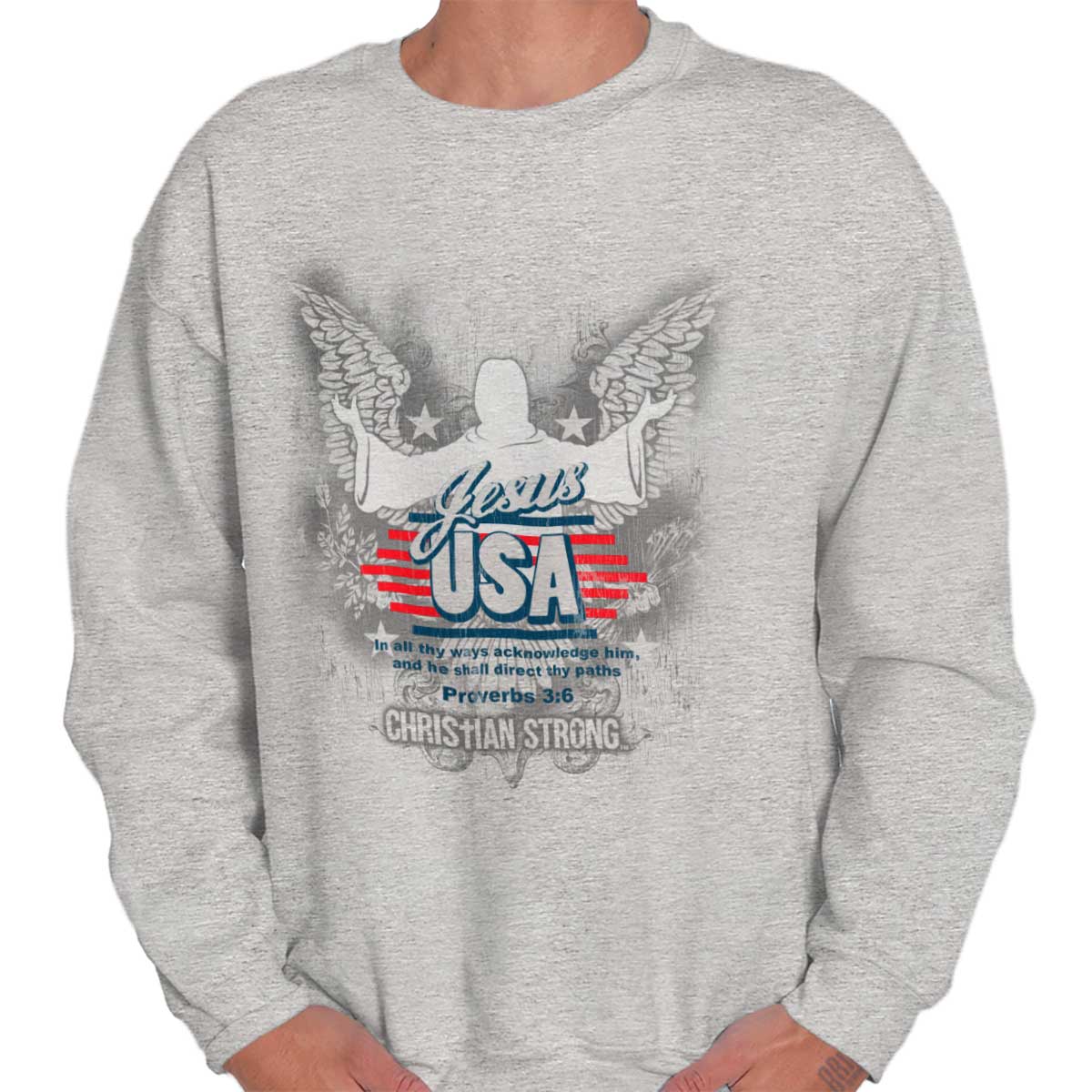 Jesus Usa Crewneck Sweatshirt