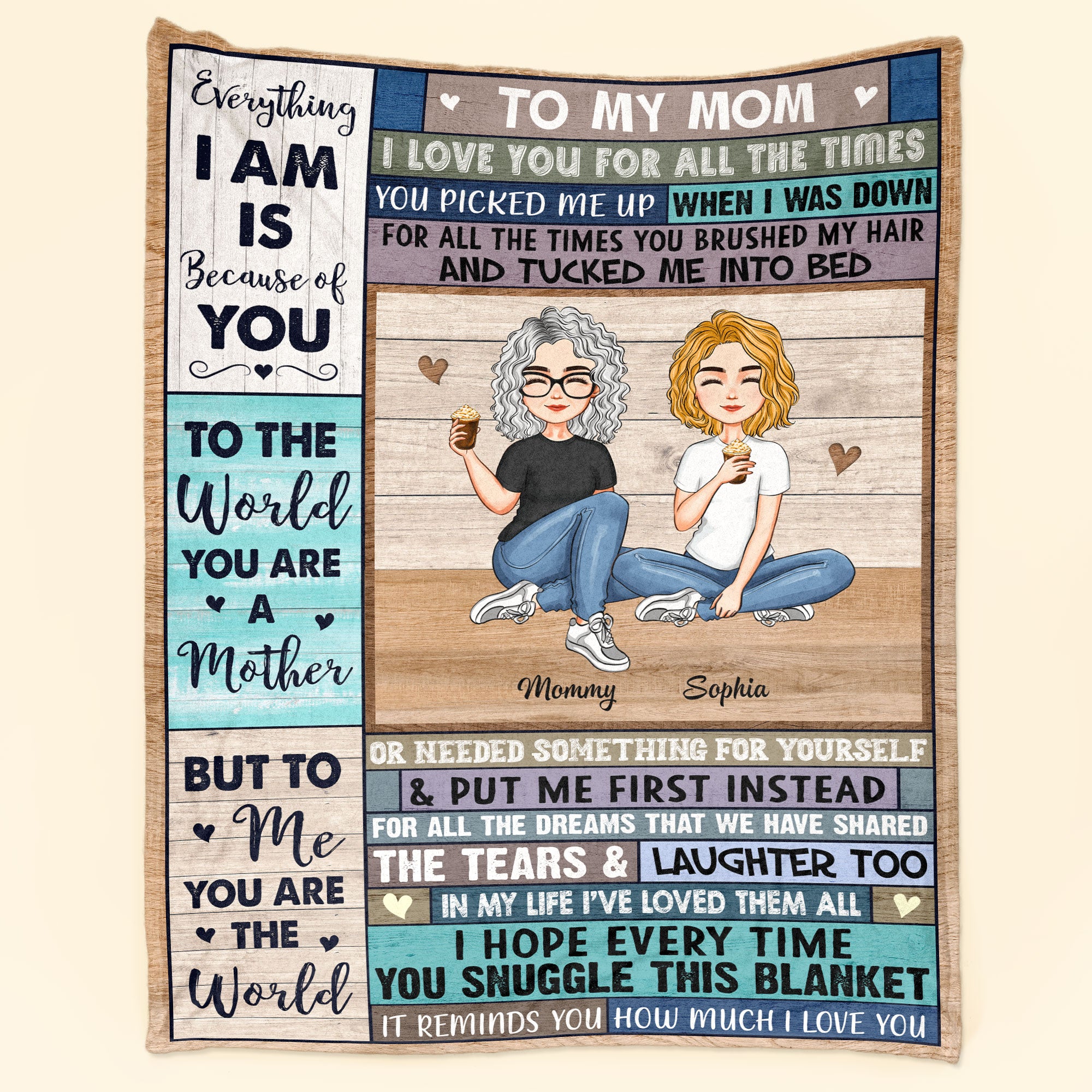 This Cozy Blanket Reminds You How Much We Love You – Personalized Blanket