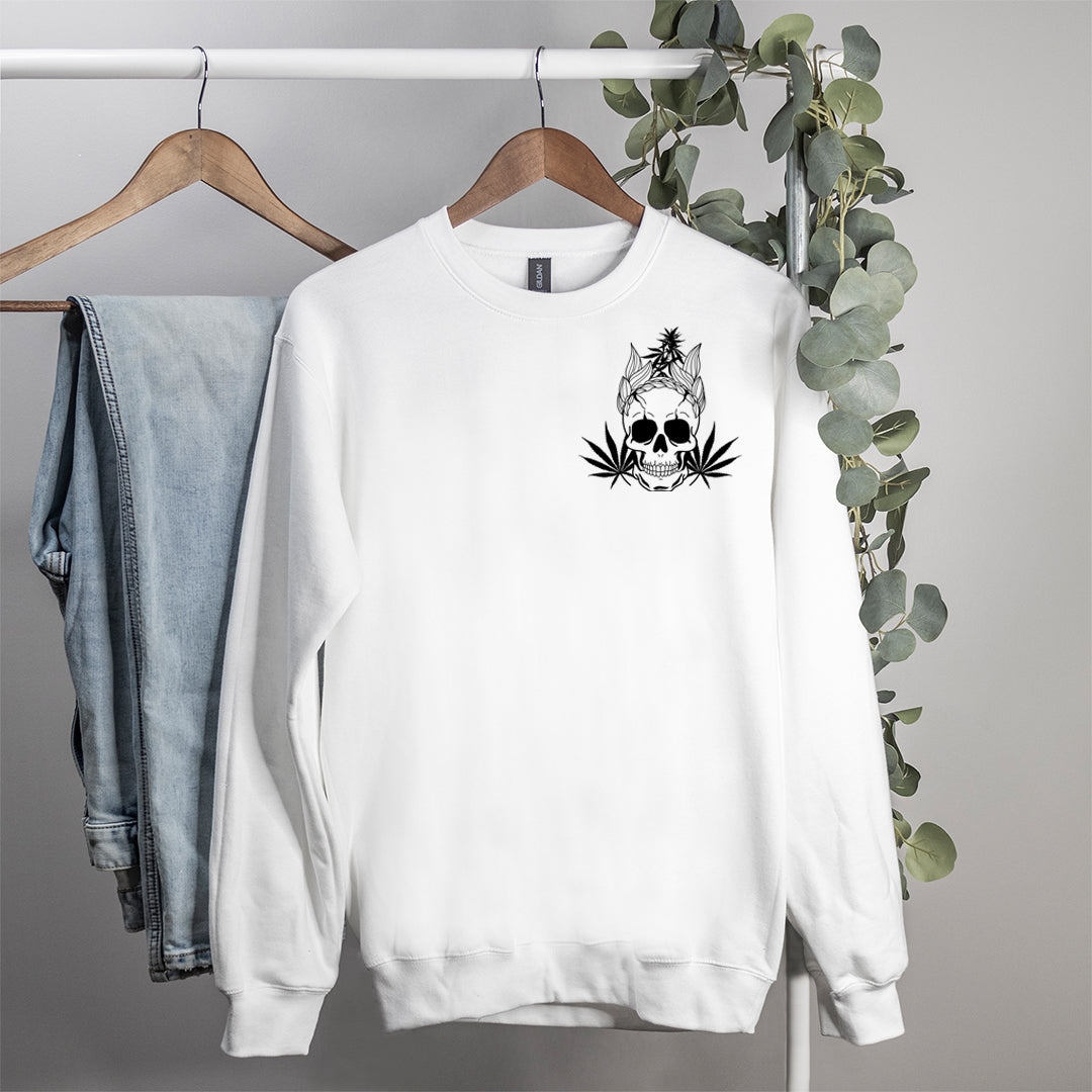 Weed Skull Sweatshirt