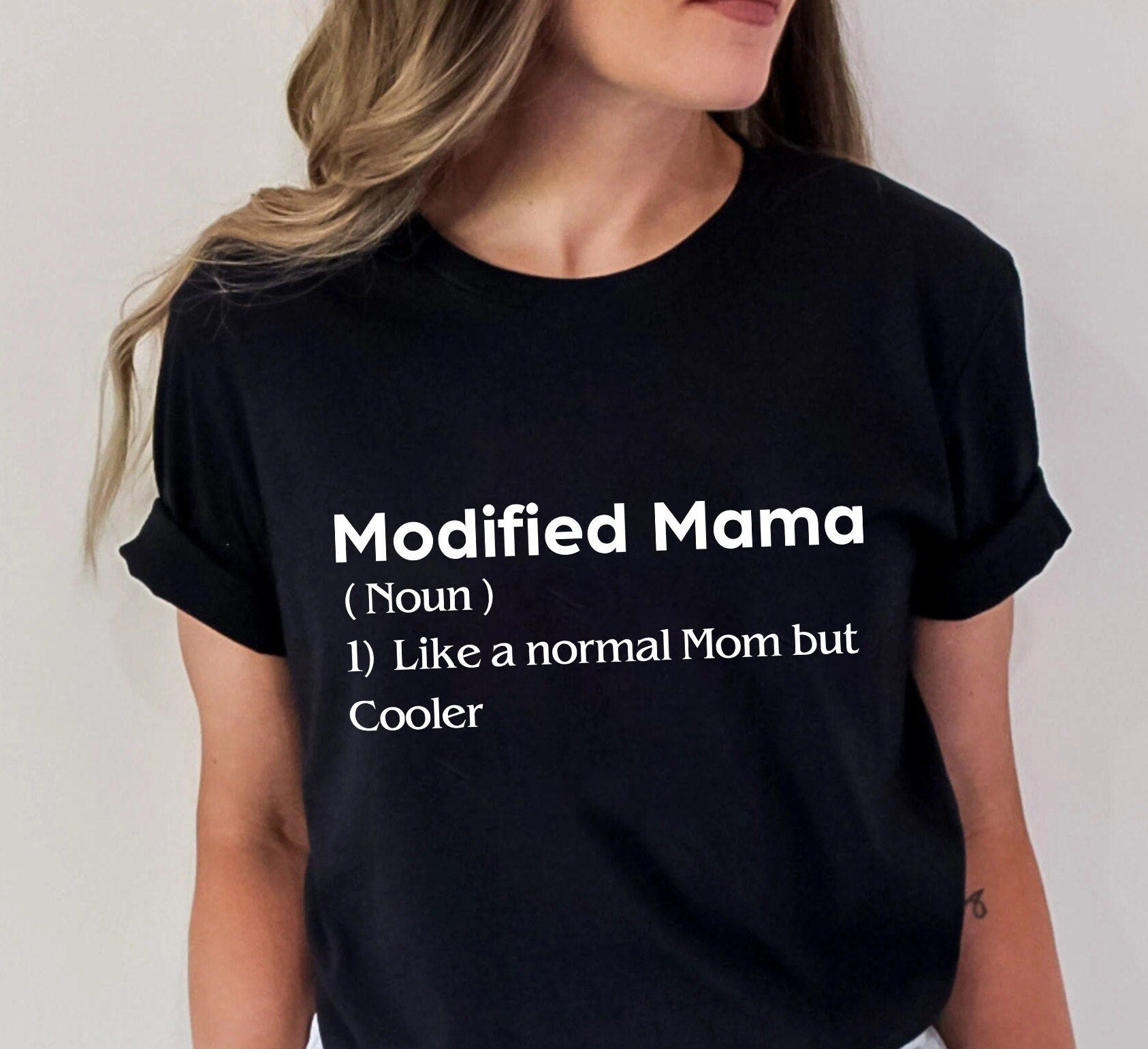 Modified Mom T-Shirt – Tattoo Shirt Tattoo Tee Hipster Shirt, Birthday Gift Graphic Tee, Womens Shirt, Tattoo Lover Shirt, Inked Mom