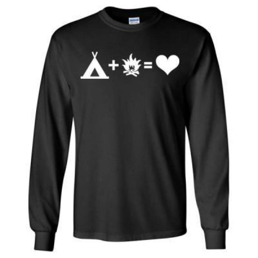 AGR Camping Love Heart – Long Sleeve T-Shirt