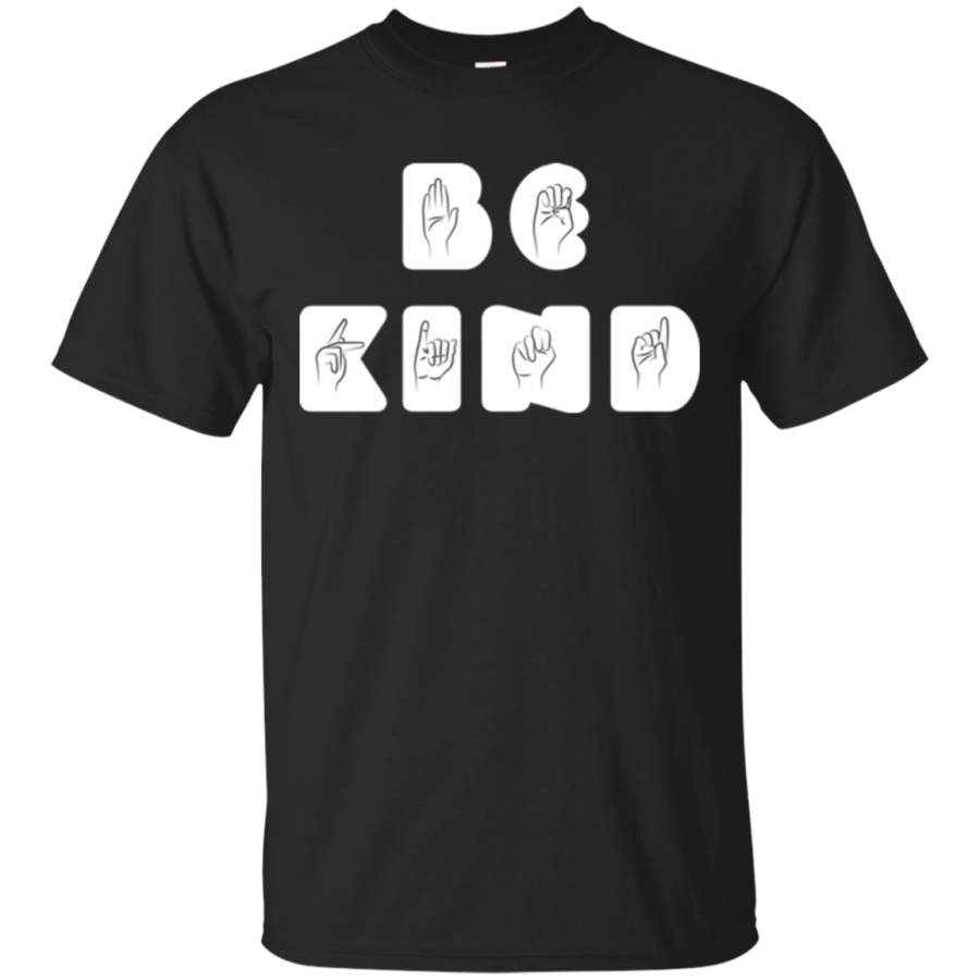 AGR Be Kind Sign Language Anti Bullying Shirt