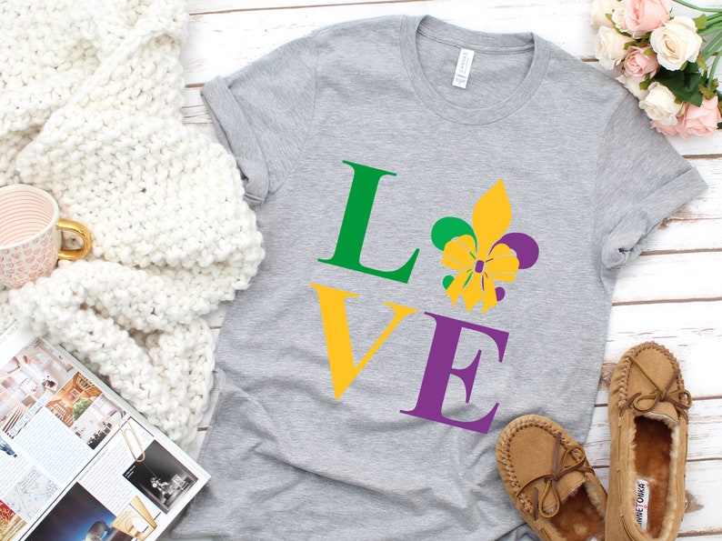 LOVE Mardi Gras Shirt,Louisiana Shirt,New Orleans Shirt,Mardi Gras Girl Shirt,Funny Mardi Gras Shirt,Fat Tuesday Shirt,Mardi Gras Diva Shirt