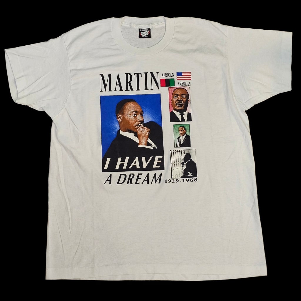 Vintage Martin Luther King Jr. I HAVE A DREAM Shirt XL MLK Single Stitched USA