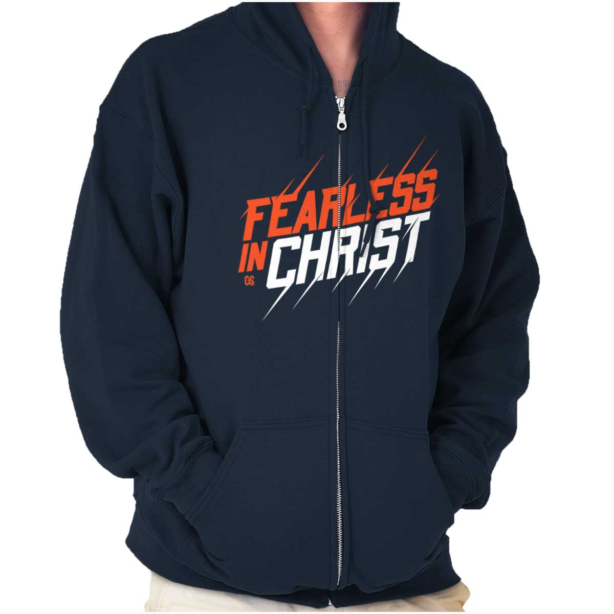 Fearless In Christ Zip Hoodie