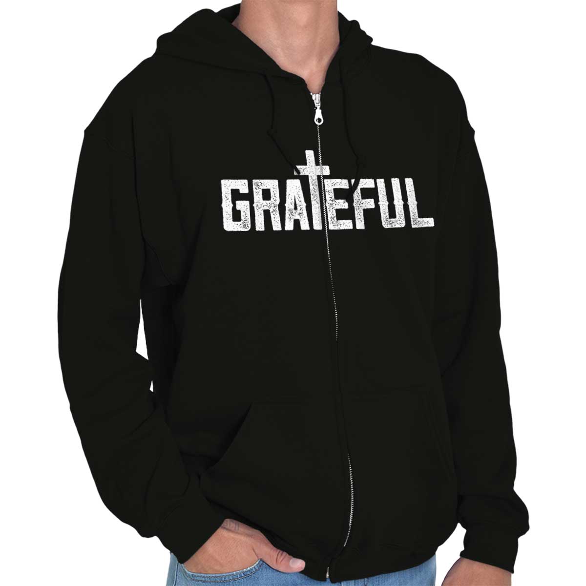 Grateful Zip Hoodie