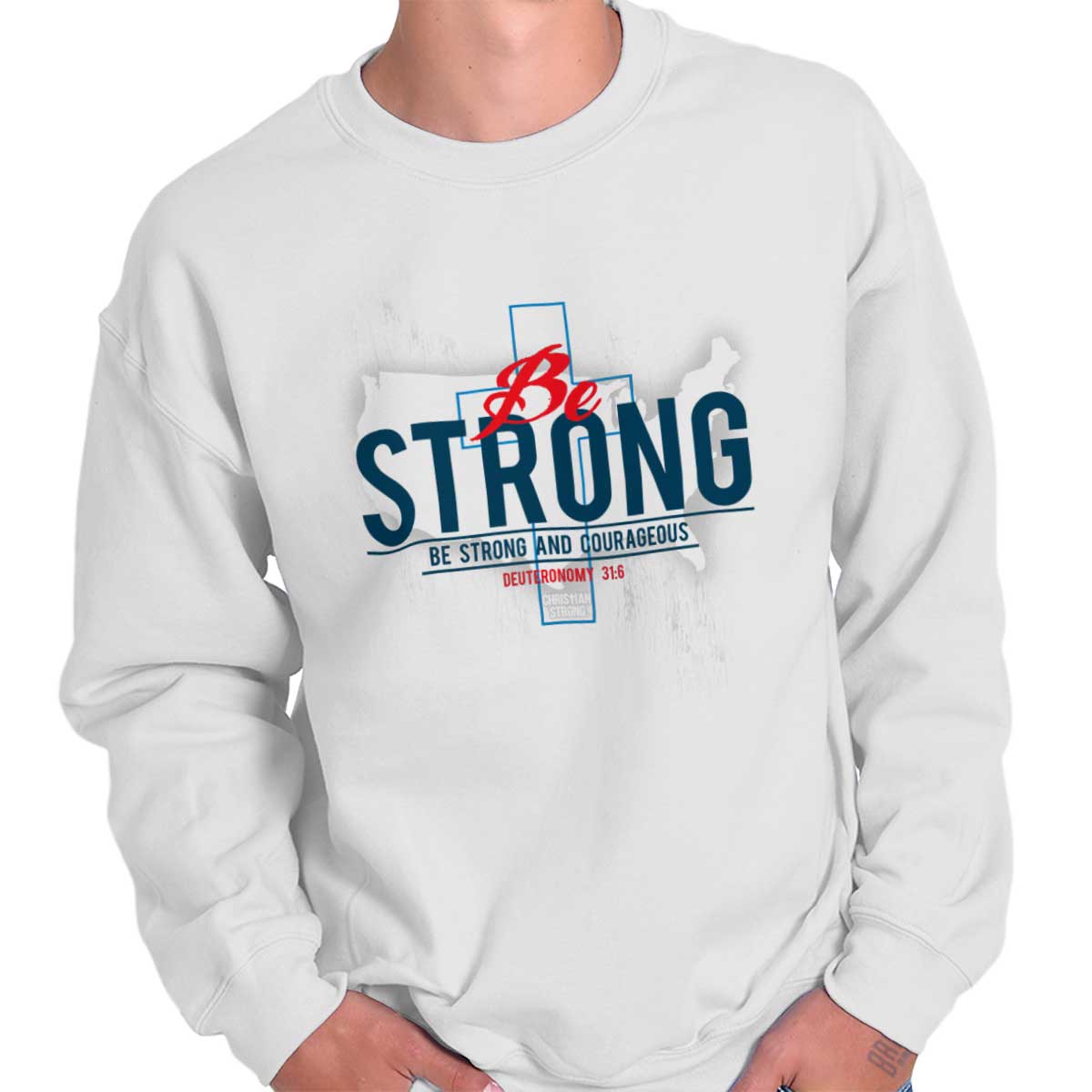 Be Strong America Crewneck Sweatshirt