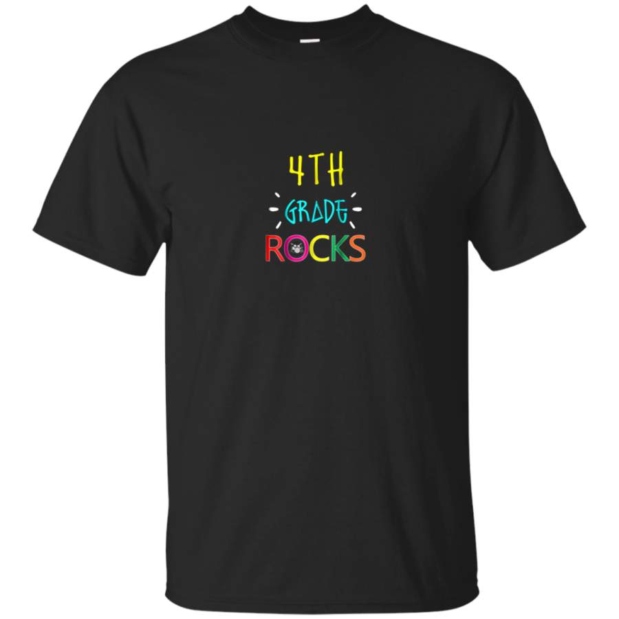 AGR Awesome 4th Grade Rocks Gift T shirt Funny Back To School