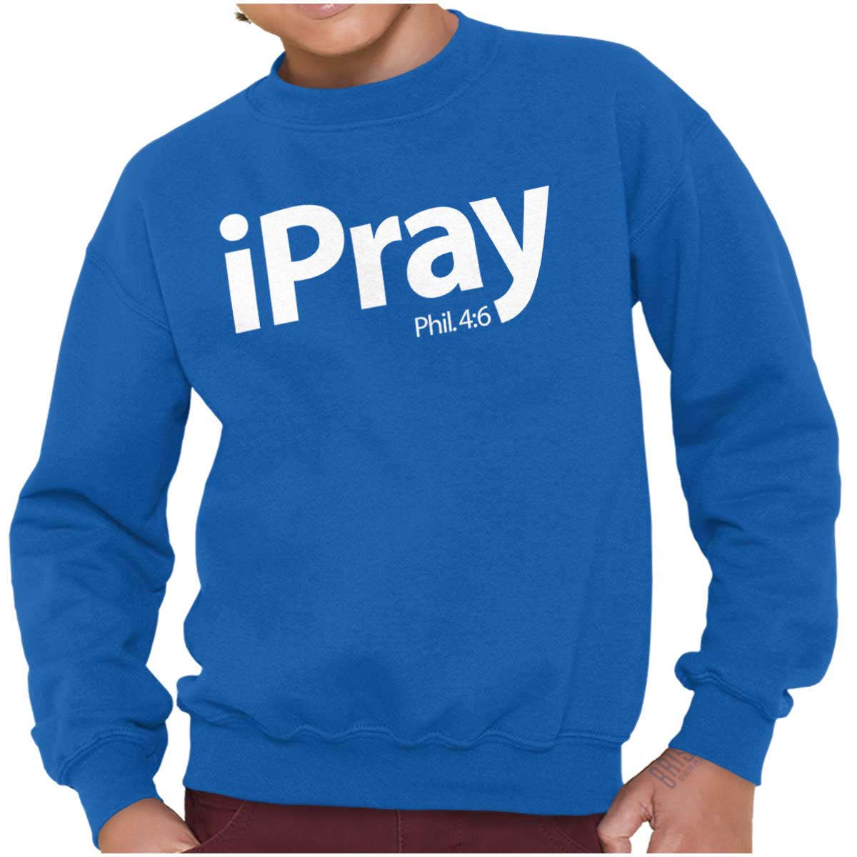 I Pray Philippians Youth Sweatshirt