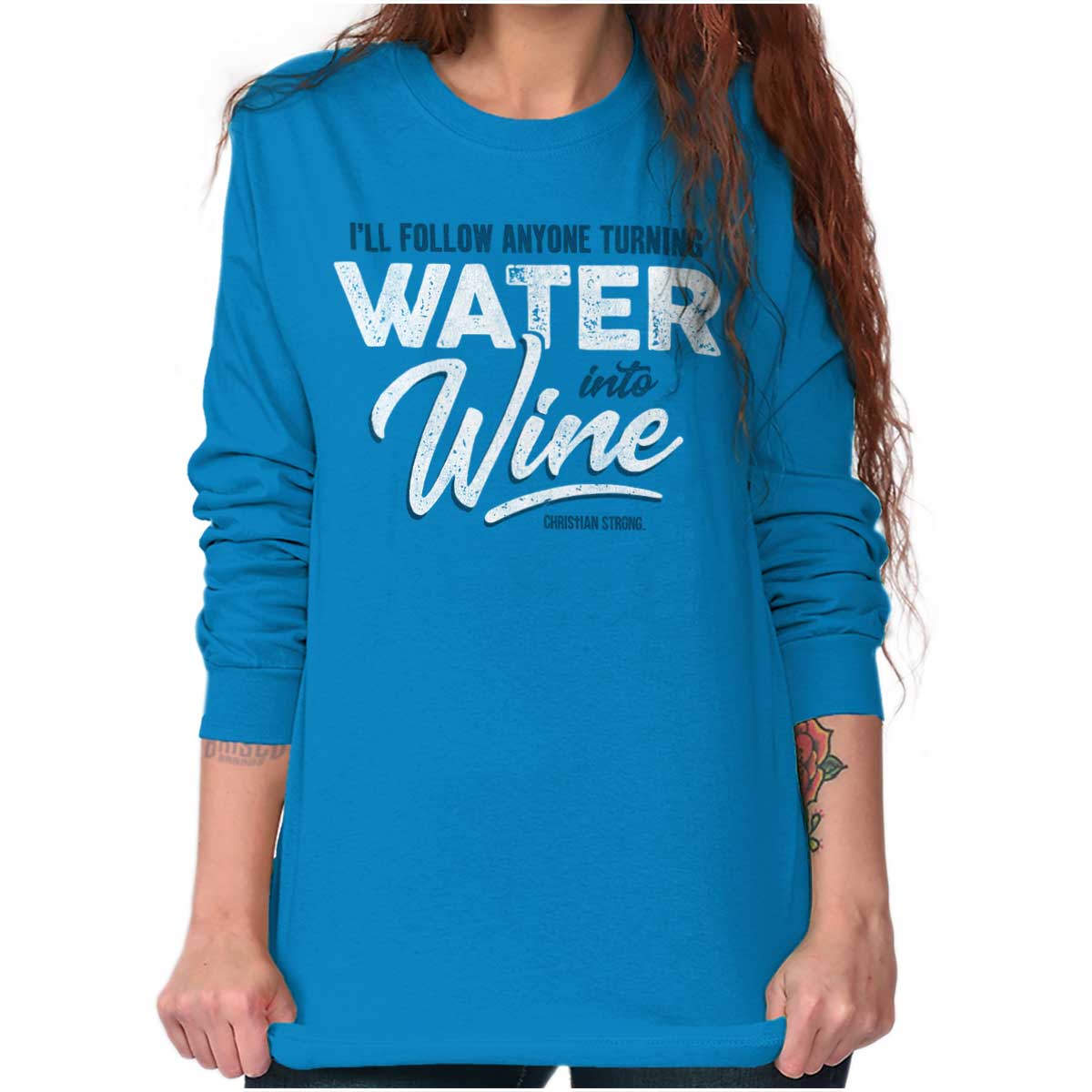 Water Into Wine Long Sleeve T Shirt