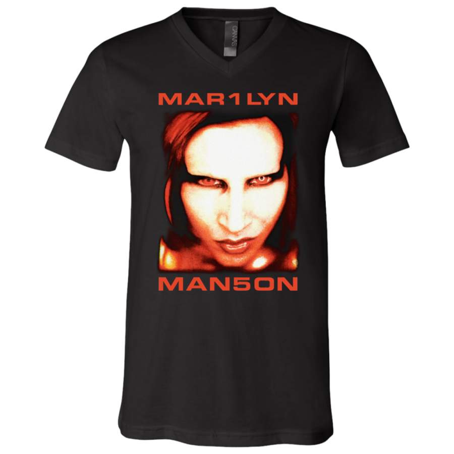 Marilyn Manson Bigger Than Satan V-Neck T-Shirt