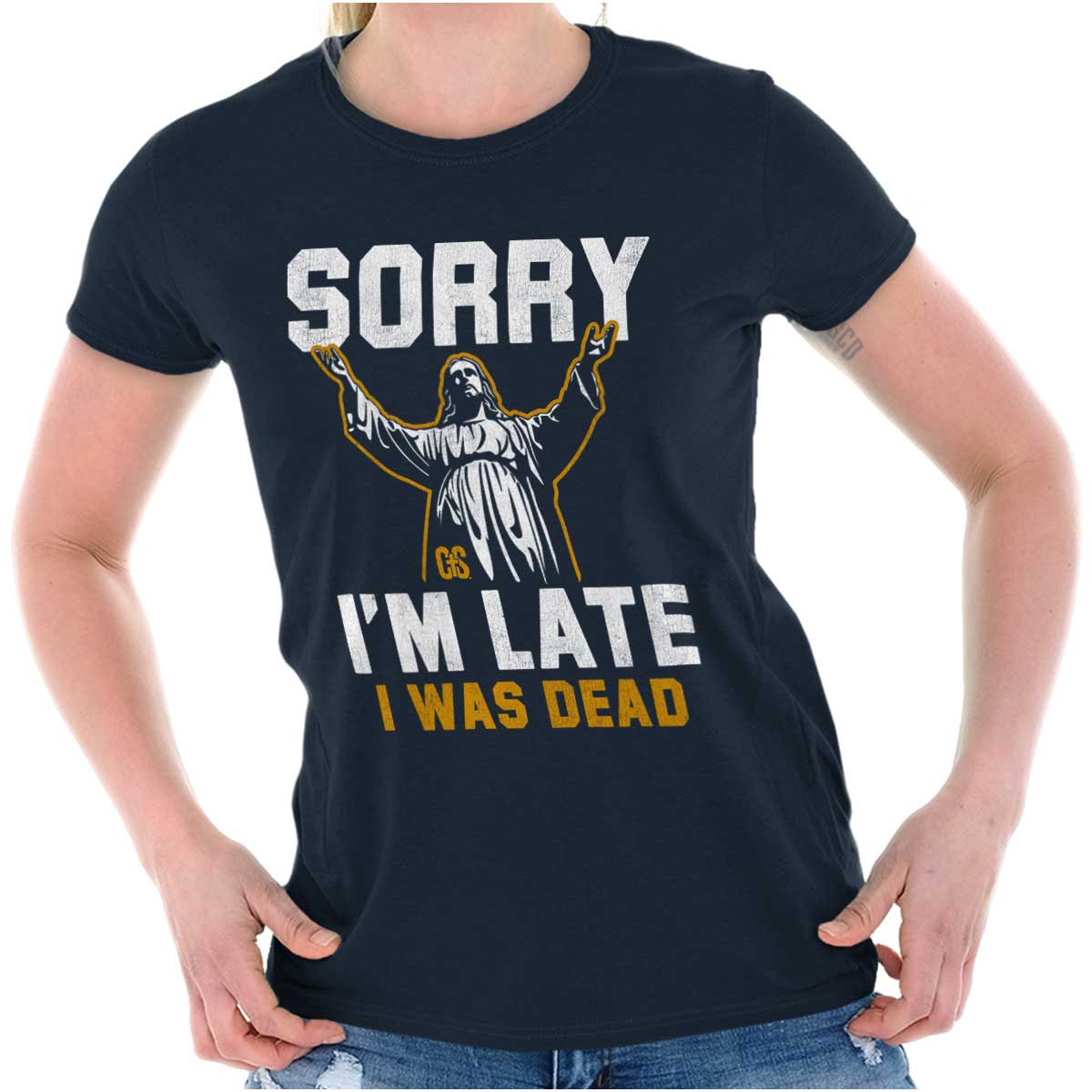 Sorry I’M Late Ladies T Shirt