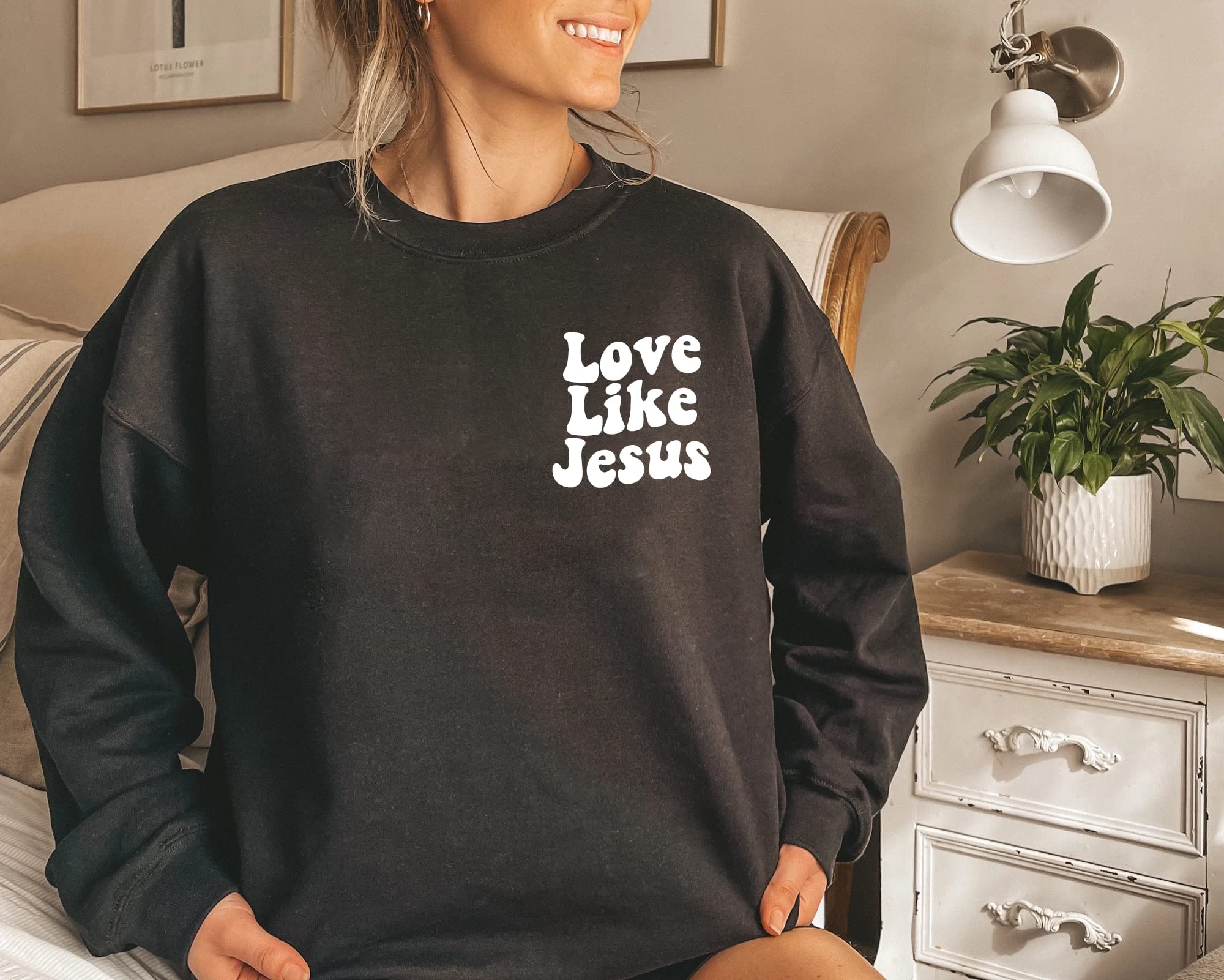 Love Like Jesus Sweatshirt – Life With Jesus Only Gets Better Sweater, Christian Sweatshirt1