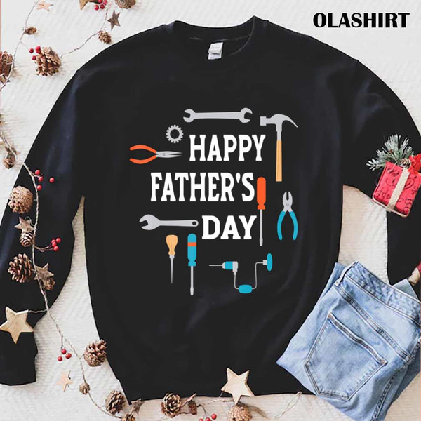 Mechanic Tools Happy Fathers Day Vintage T-shirt