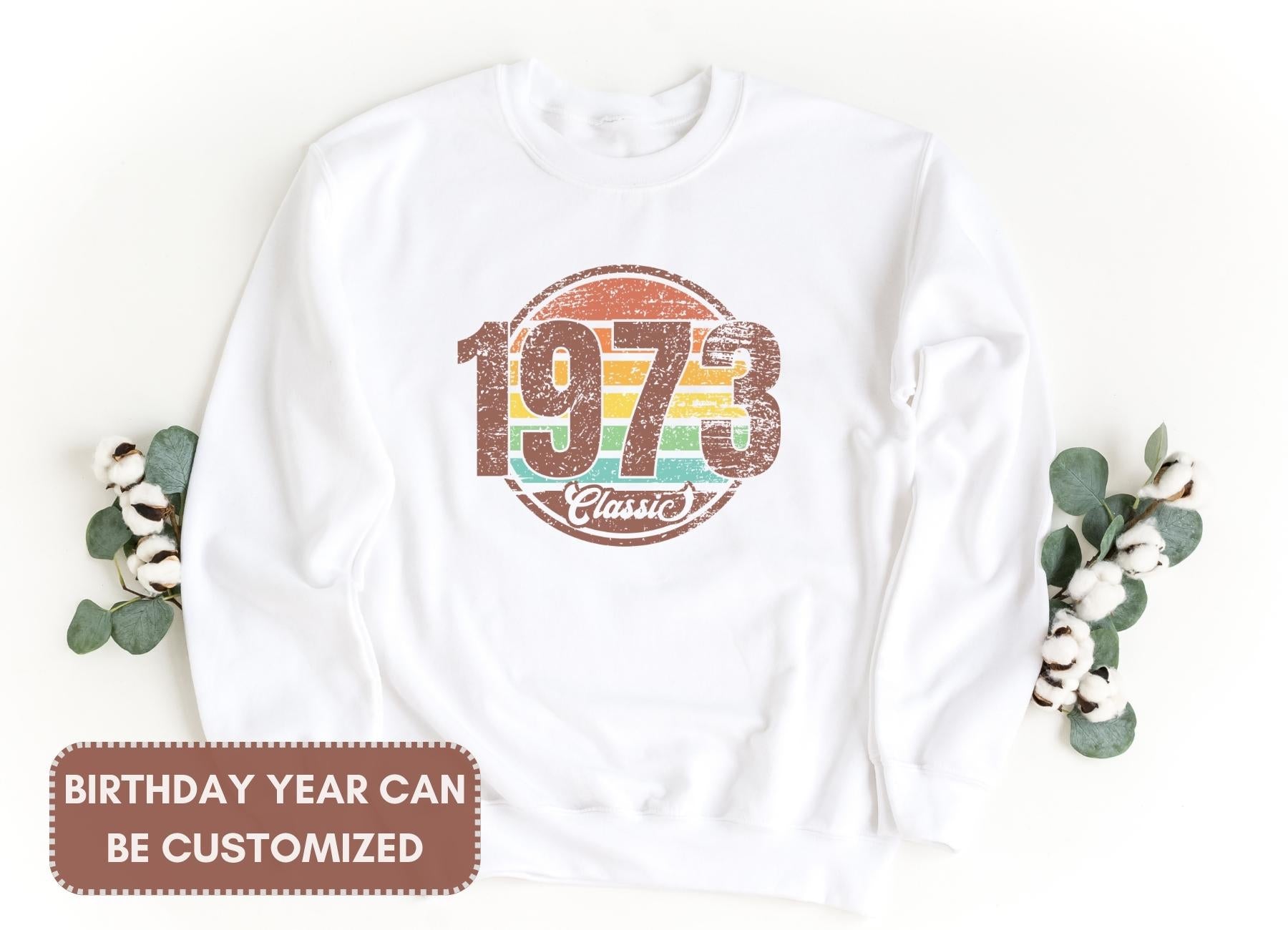 Classic Custom Birthday Sweatshirt (Customize Your Year)