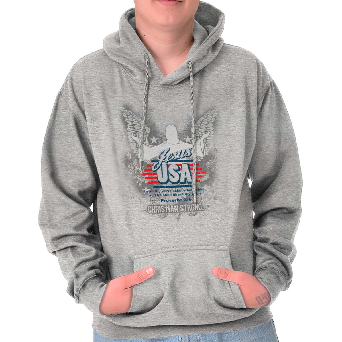 Jesus Usa American God Christ Hoodie