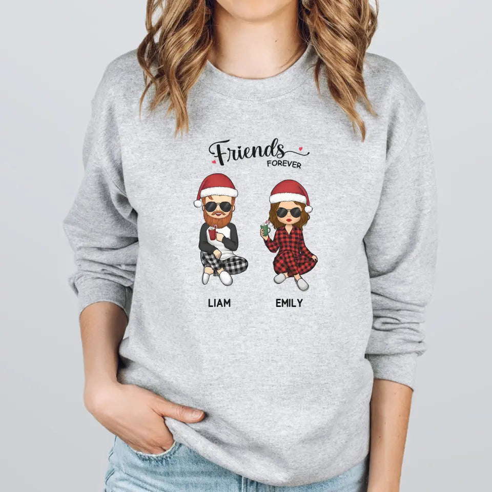 Friends Forever | Personalized Unisex Sweatshirt For Best Friends