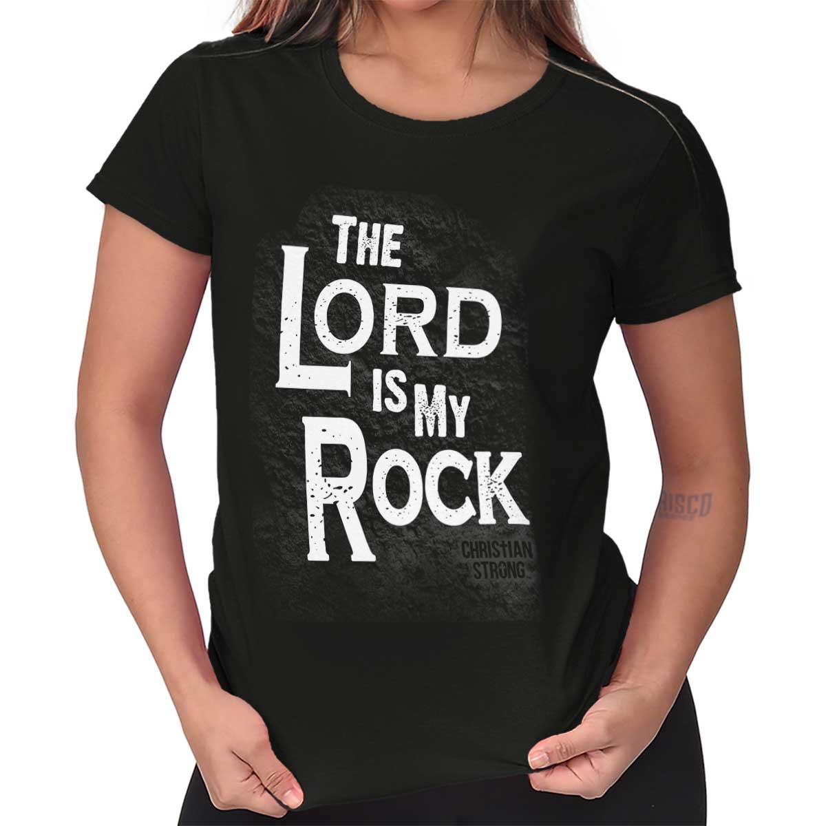 Lord Is My Rock Ladies T Shirt