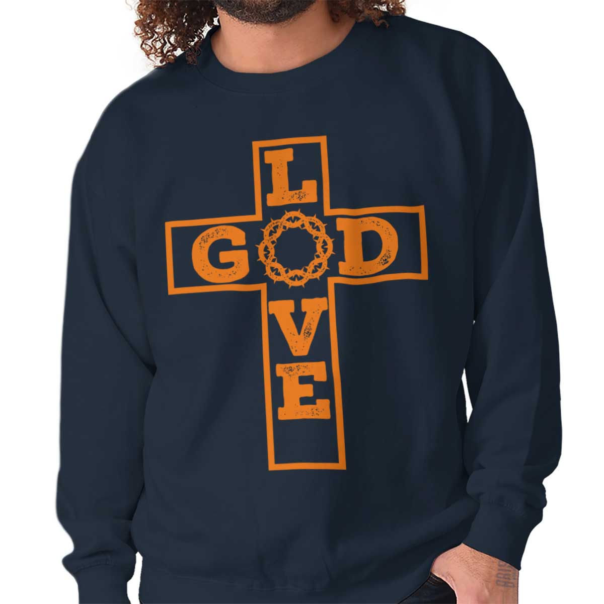 Love God Crewneck Sweatshirt