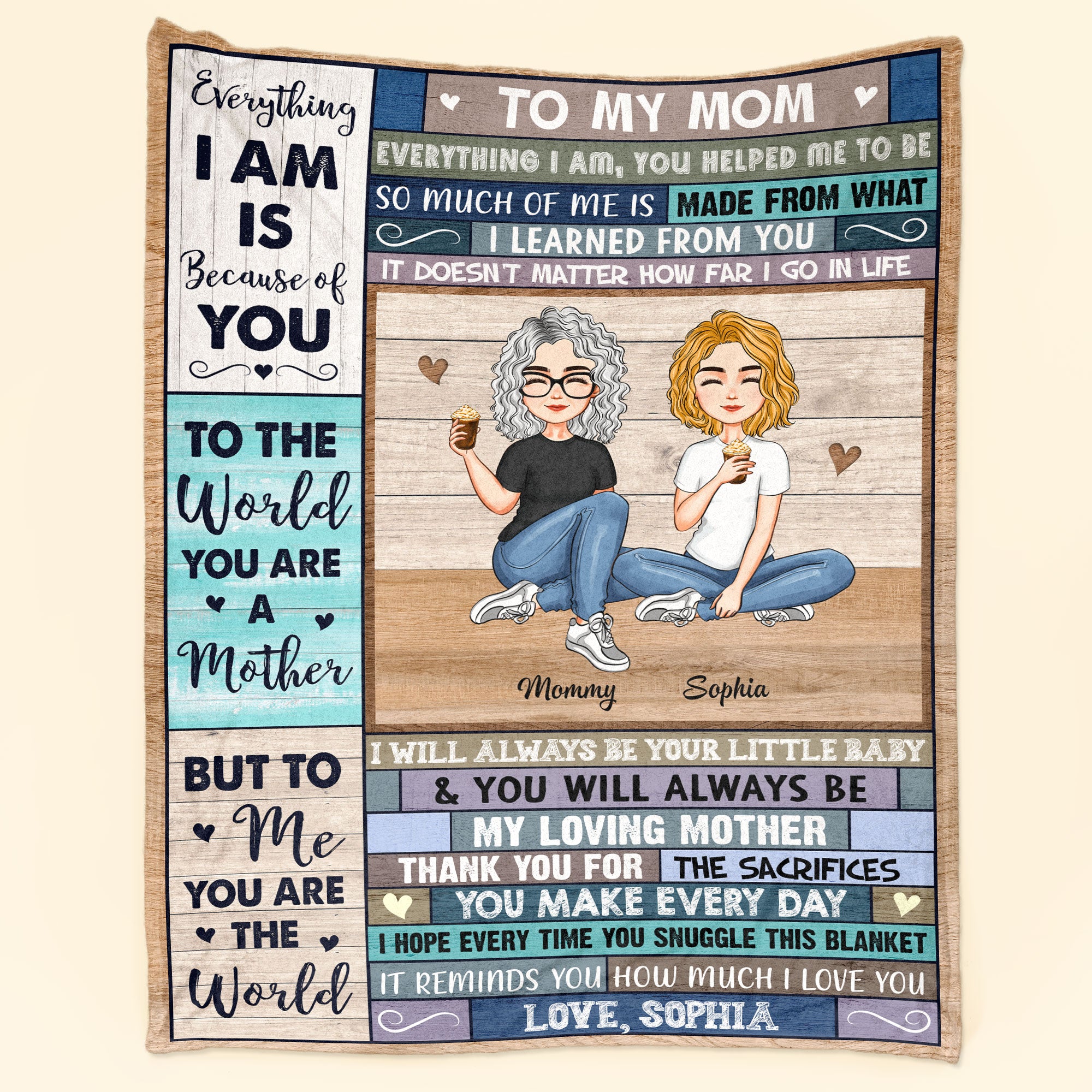 This Cozy Blanket Reminds You How Much I Love You – Personalized Blanket