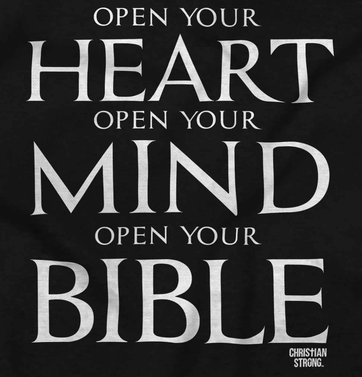 Open Your Bible Youth Zip Hoodie