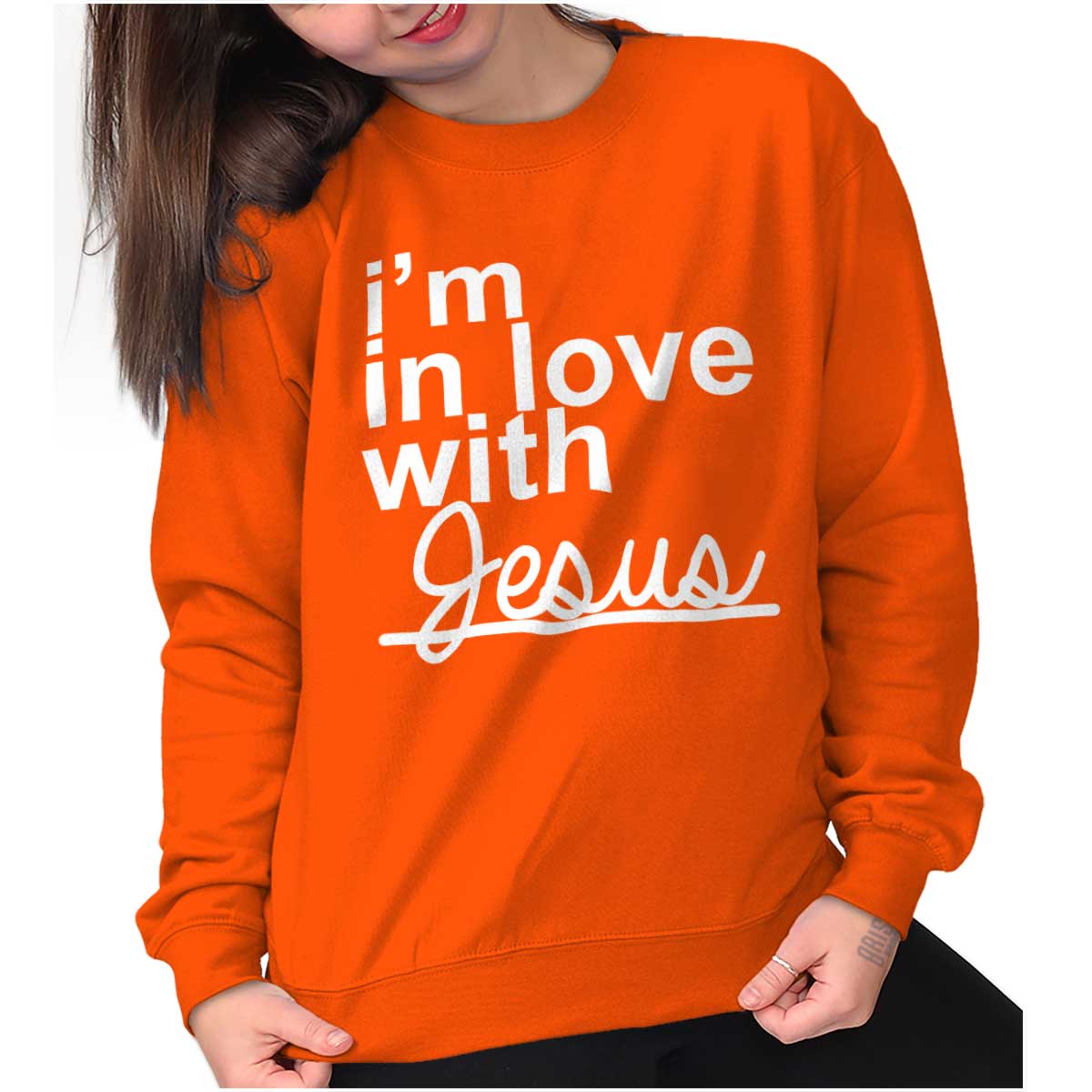 I’M In Love With Jesus Christian T Shirt Novelty Gift Idea Sweatshirt