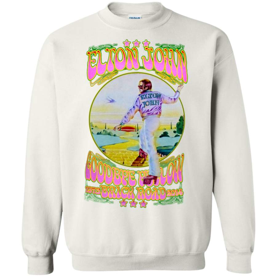 Elton John Goodbye Yellow Brick Road Album Pullover Sweatshirt