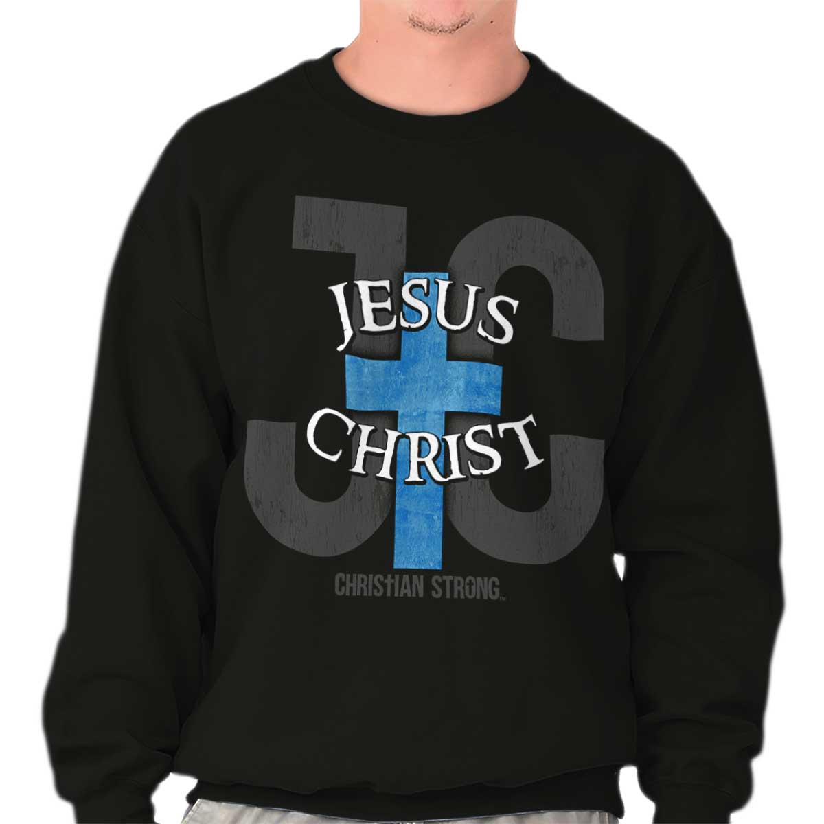 Jesus Christ Jc Crewneck Sweatshirt